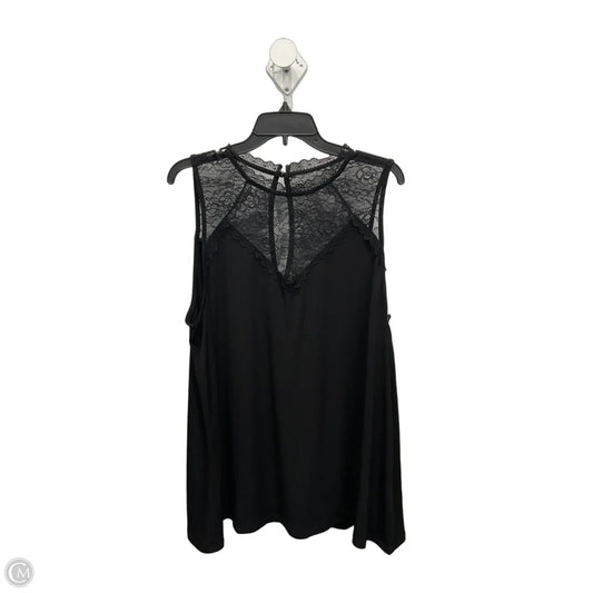 Top Sleeveless By Torrid In Black, Size: 2x