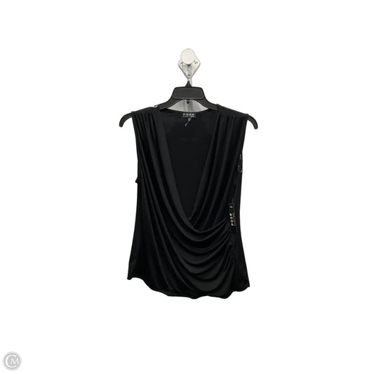 Top Sleeveless By Poof In Black, Size: 2x