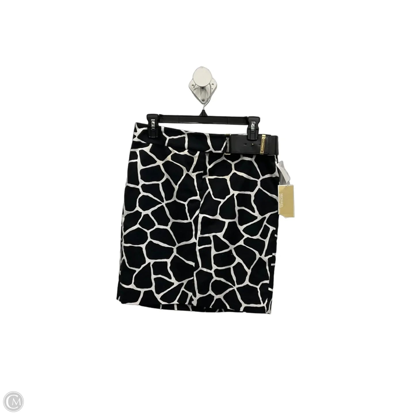 Skirt Midi By Michael By Michael Kors In Black & White, Size: 6p