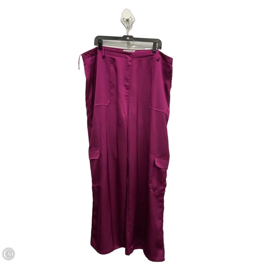 Pants Wide Leg By Fashion Nova In Pink, Size: 22