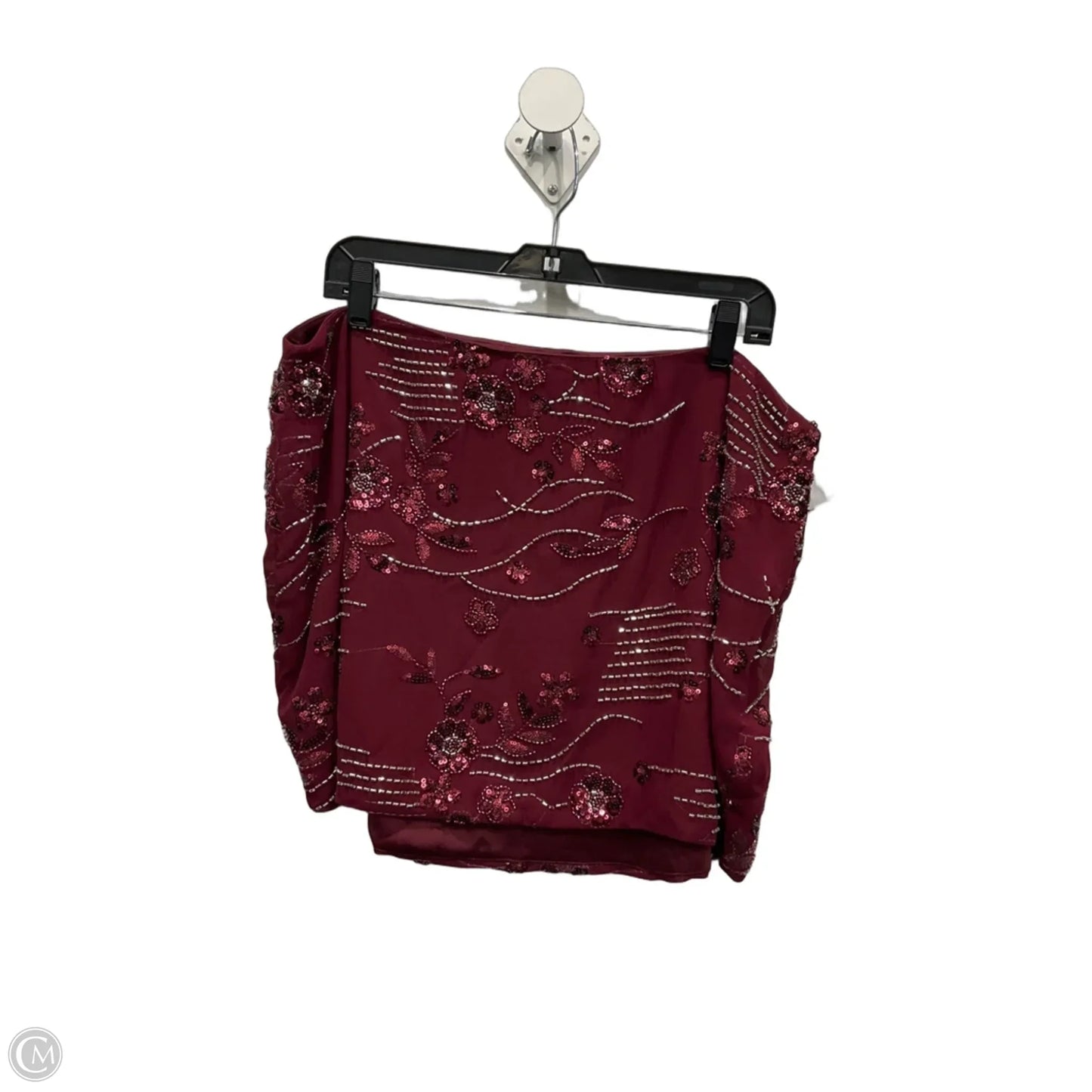 Skirt Mini & Short By Fashion Nova In Maroon, Size: 14