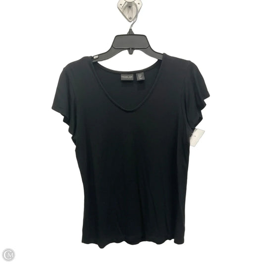 Top Short Sleeve Basic By Rachel Zoe In Black, Size: M