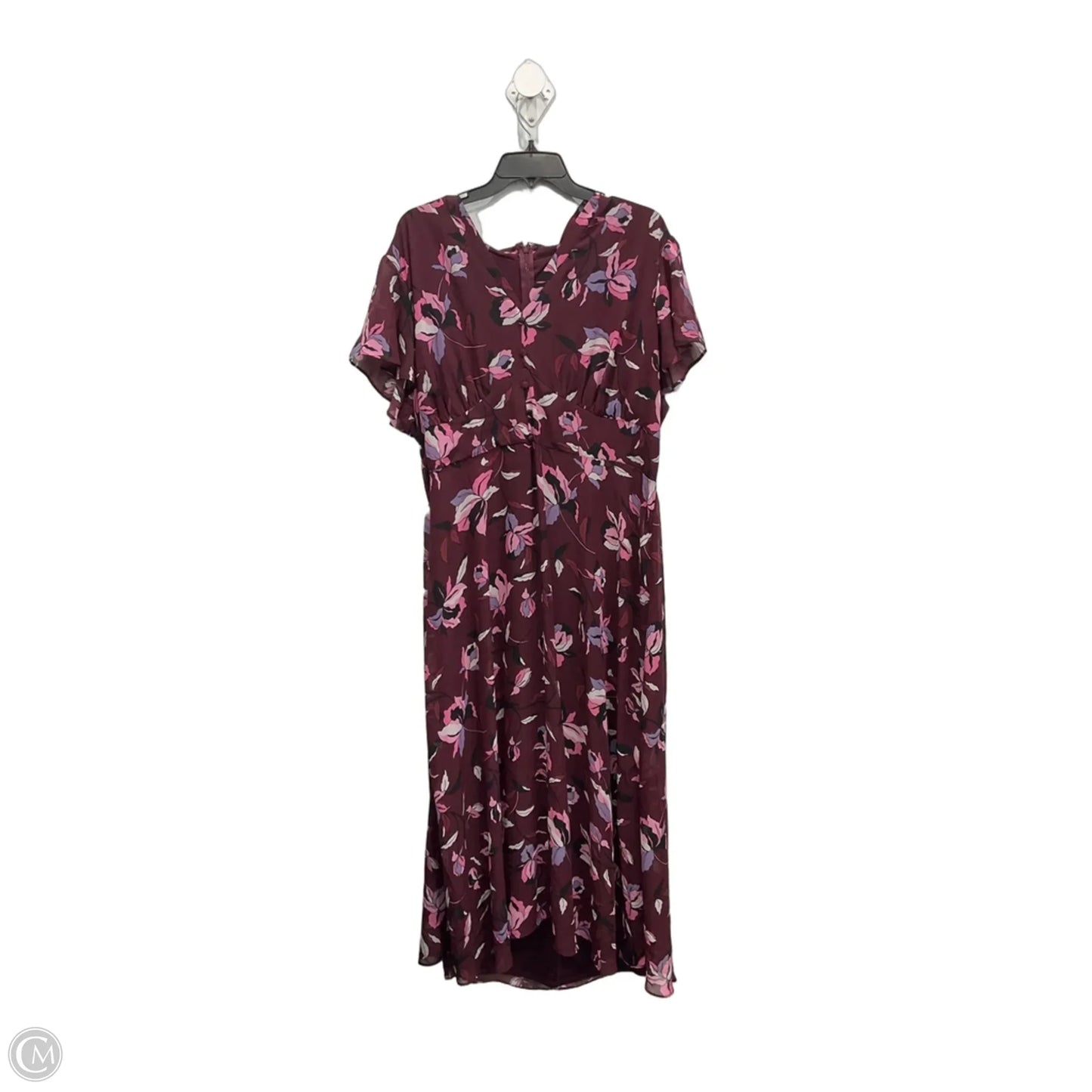 Dress Casual Maxi By Lane Bryant In Floral Print, Size: 2x