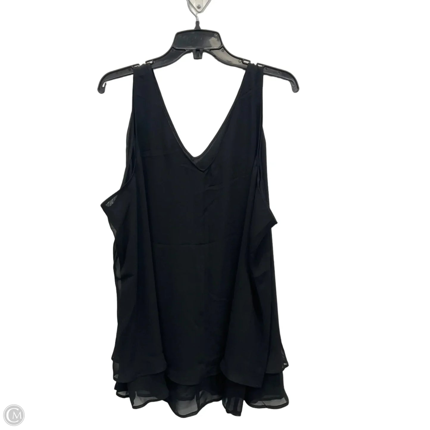 Top Sleeveless By Lane Bryant In Black, Size: 3x