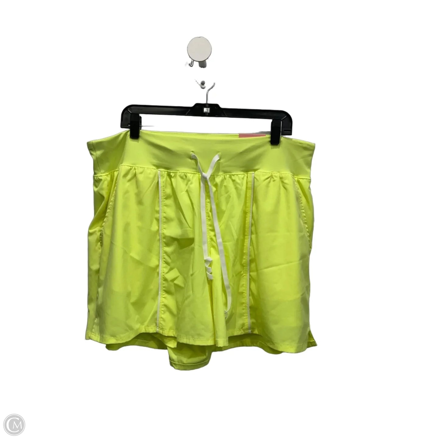 Athletic Shorts By Livi Active In Yellow, Size: 3x