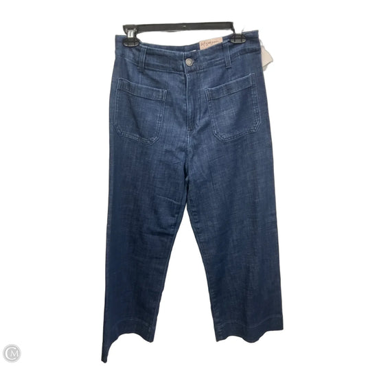 Jeans Wide Leg By Lc Lauren Conrad In Blue Denim, Size: 8