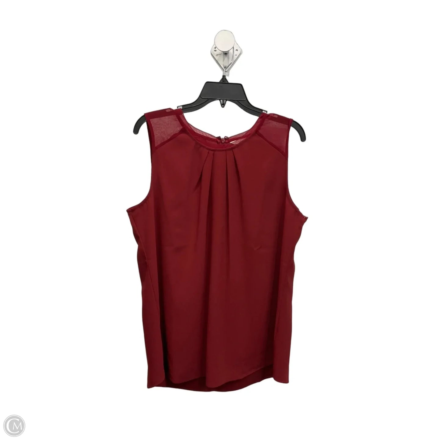 Top Sleeveless By Soft Surroundings In Red, Size: L