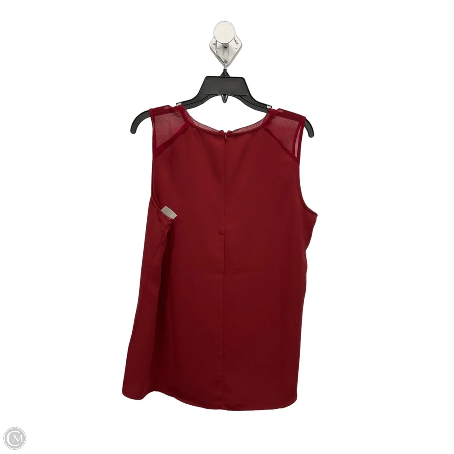Top Sleeveless By Soft Surroundings In Red, Size: L