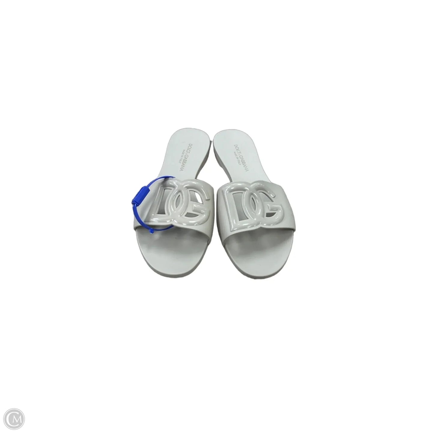 Sandals Luxury Designer By Dolce And Gabbana In Tan, Size: 8
