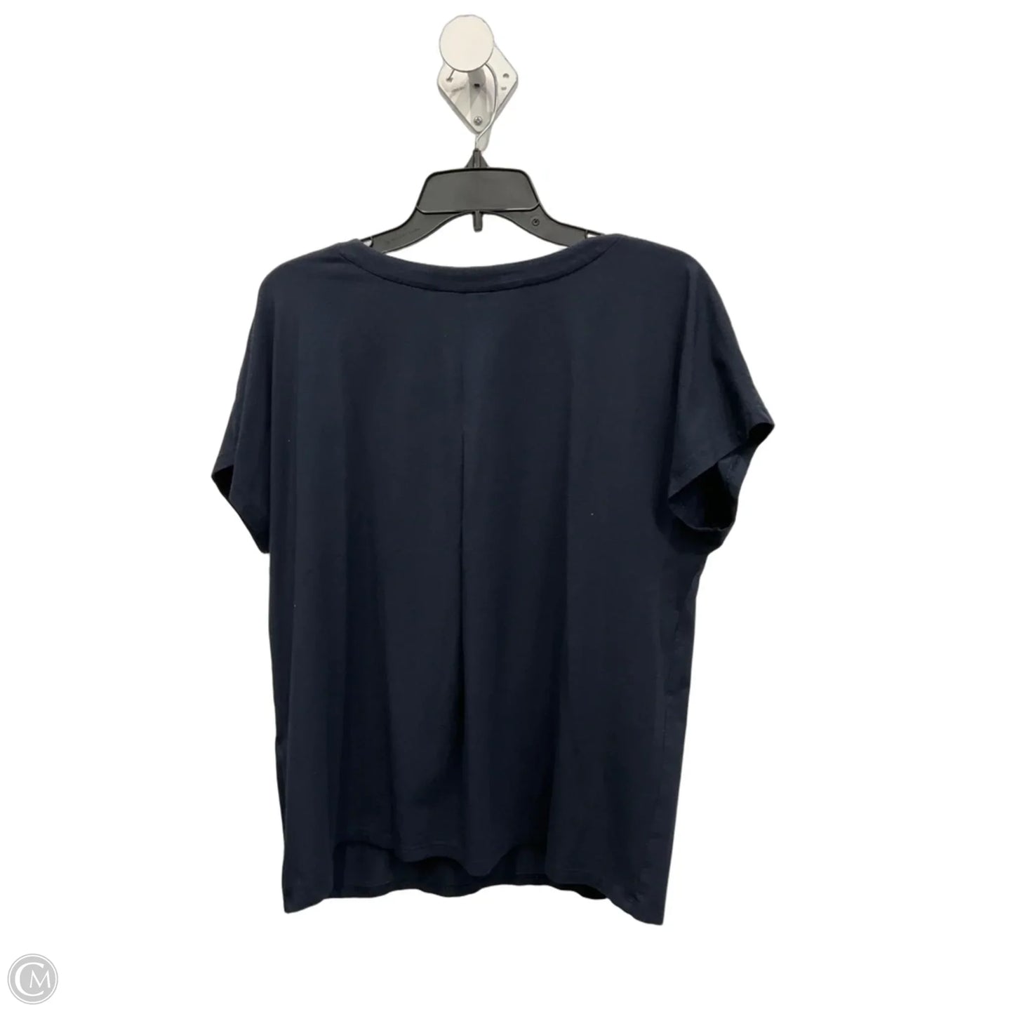 Top Short Sleeve Basic By J. Jill In Navy, Size: L