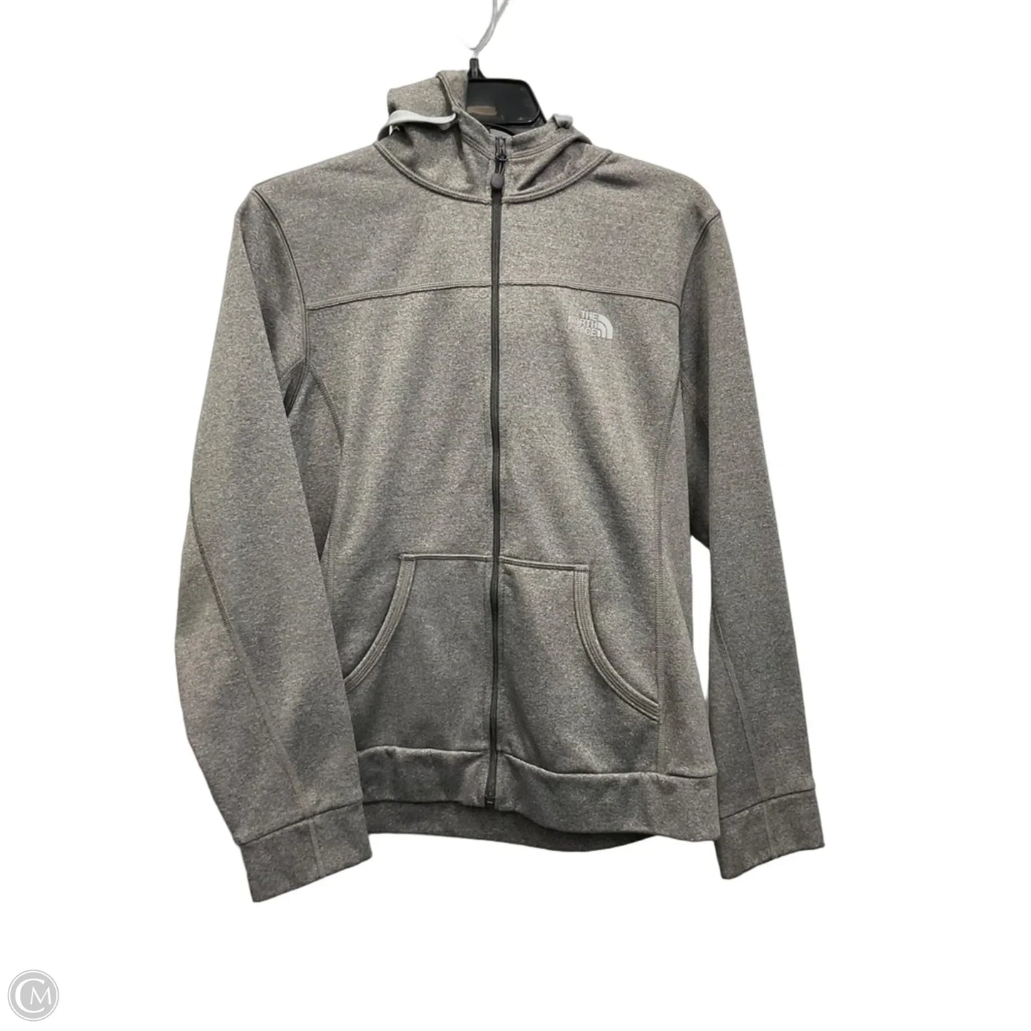 Athletic Jacket By The North Face In Grey, Size: M