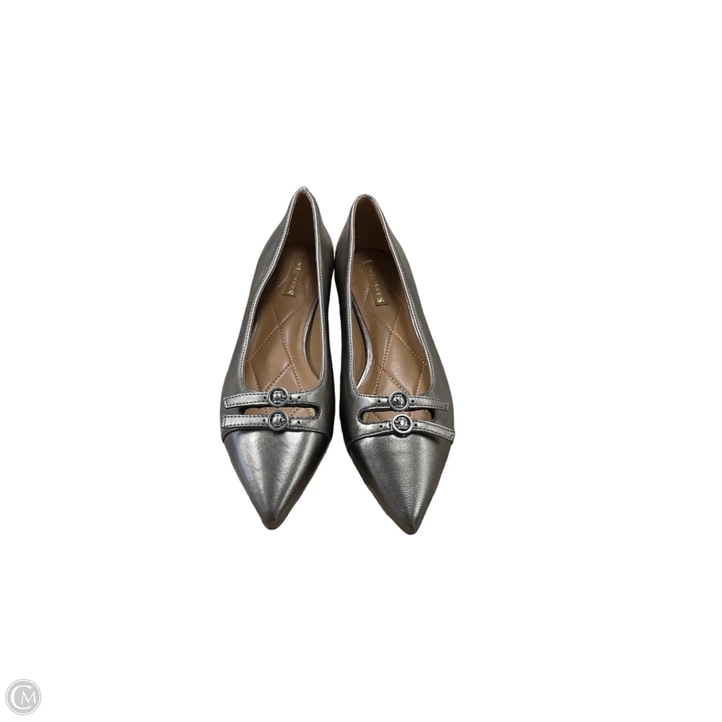 Shoes Flats By Talbots In Bronze, Size: 8