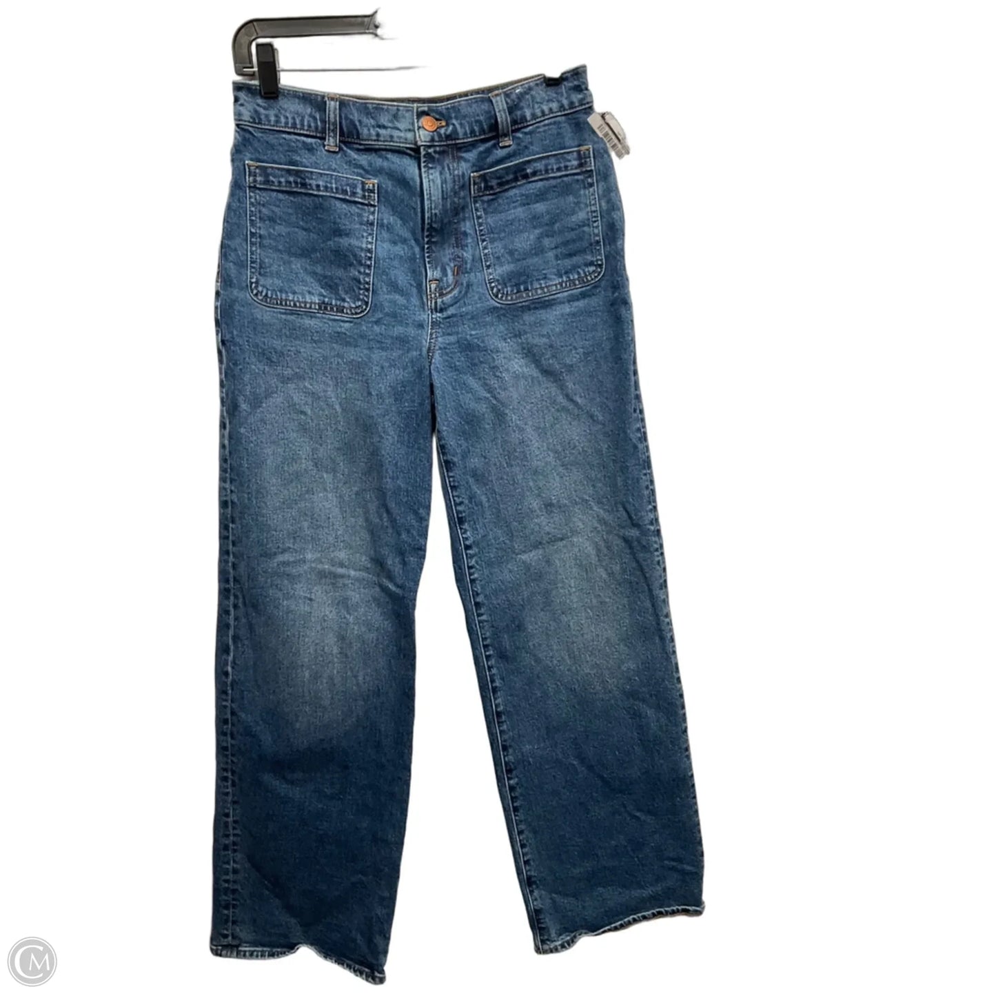 Jeans Wide Leg By Madewell In Blue Denim, Size: 6