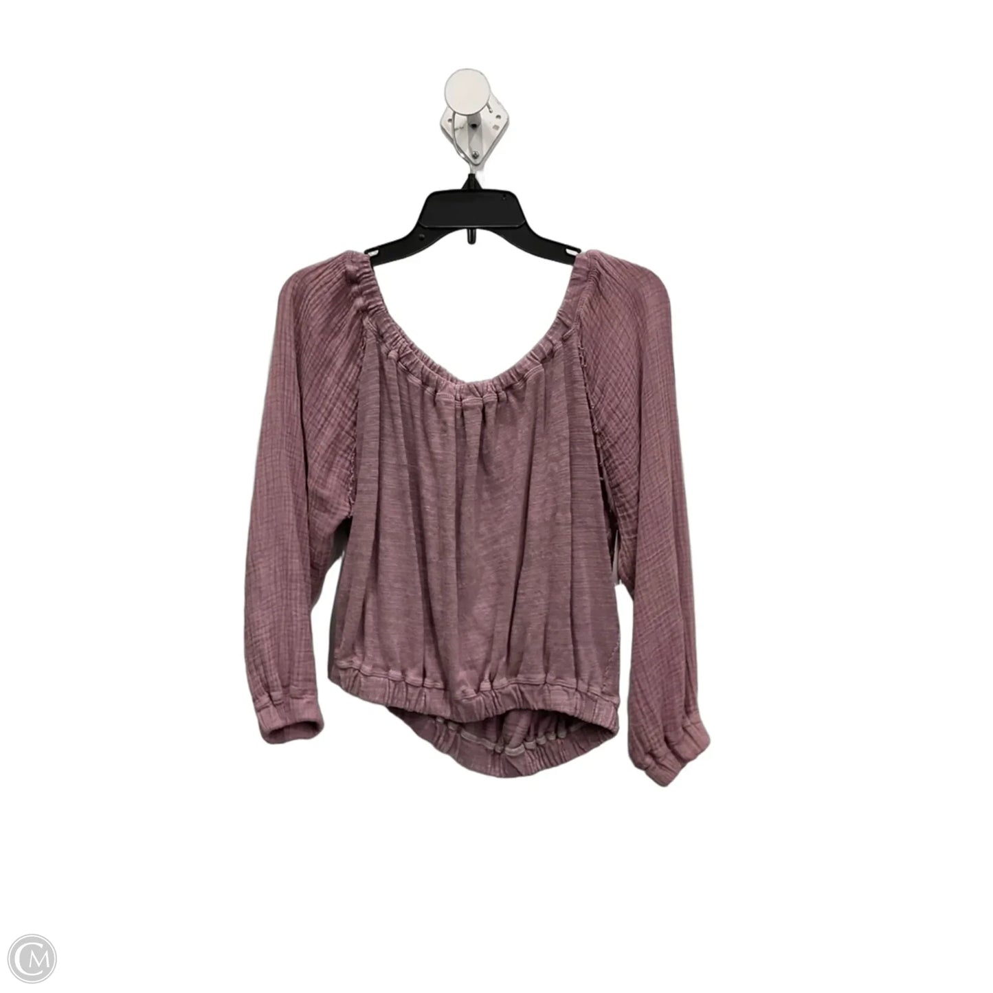 Top Long Sleeve By We The Free In Mauve, Size: Xs