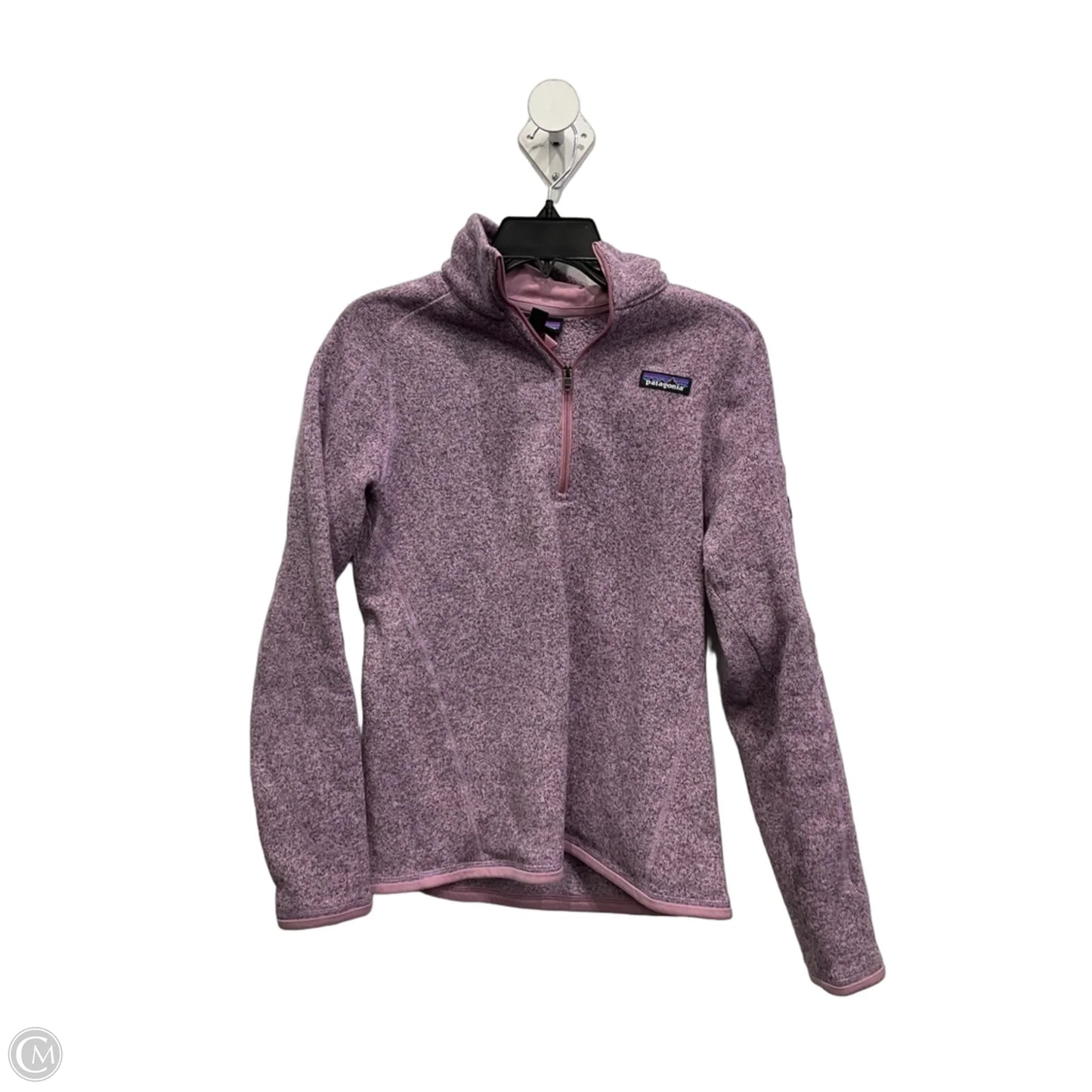 Athletic Sweatshirt Collar By Patagonia In Purple, Size: M