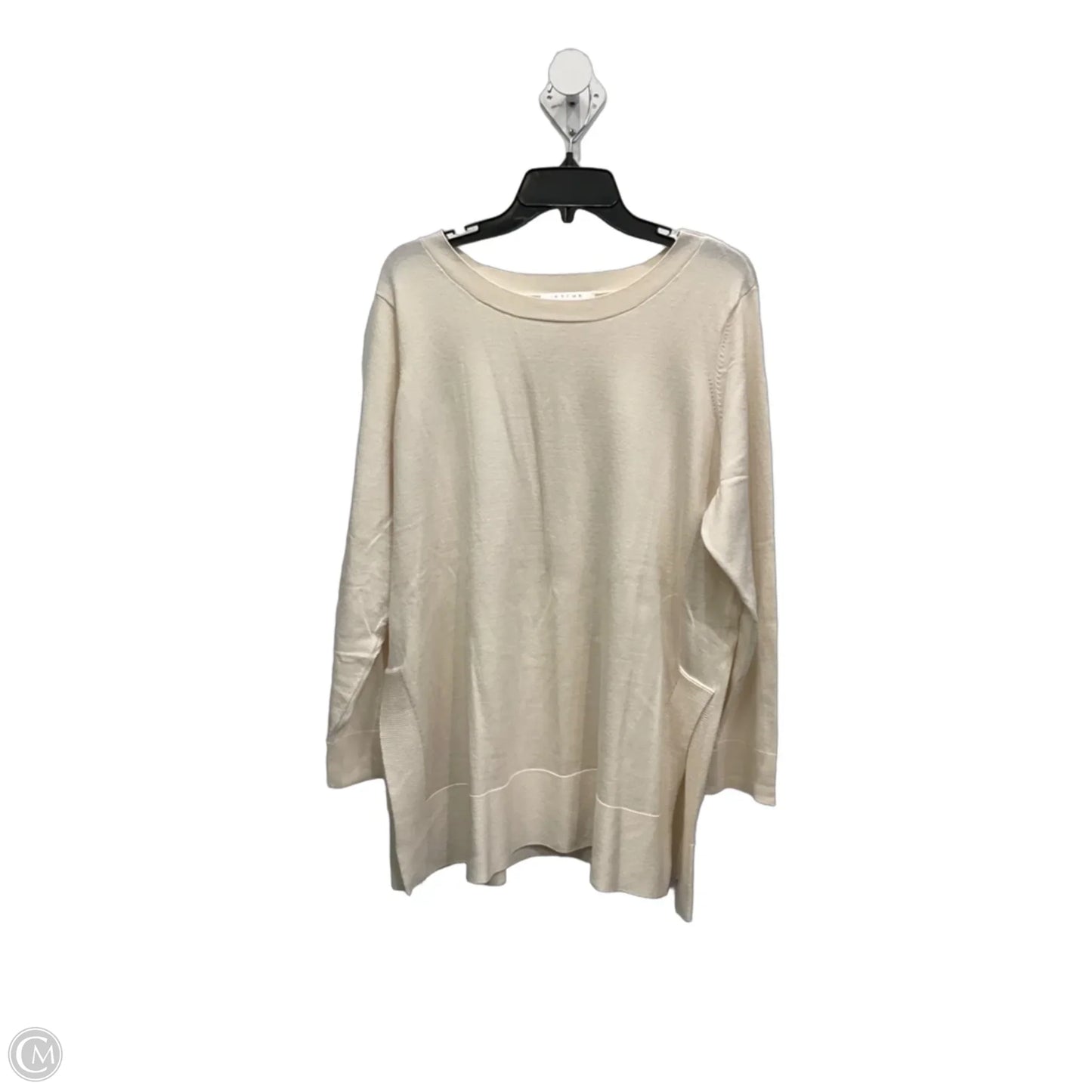 Top Long Sleeve By Cyrus In Ivory, Size: 2x