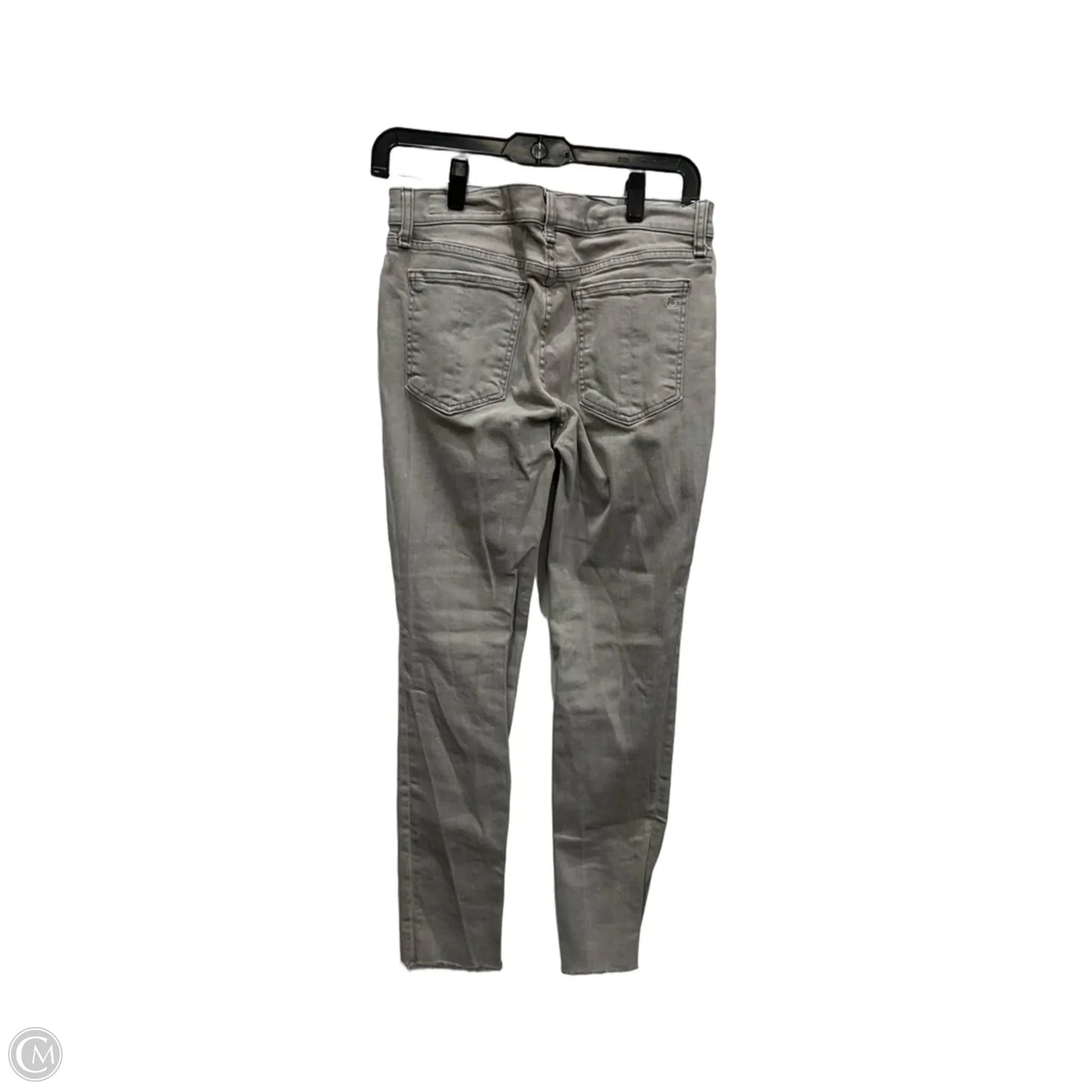 Jeans Skinny By Rag And Bone In Grey Denim, Size: 8