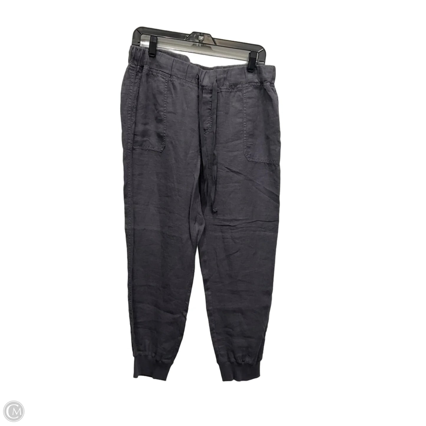 Pants Linen By Caslon In Grey, Size: 8