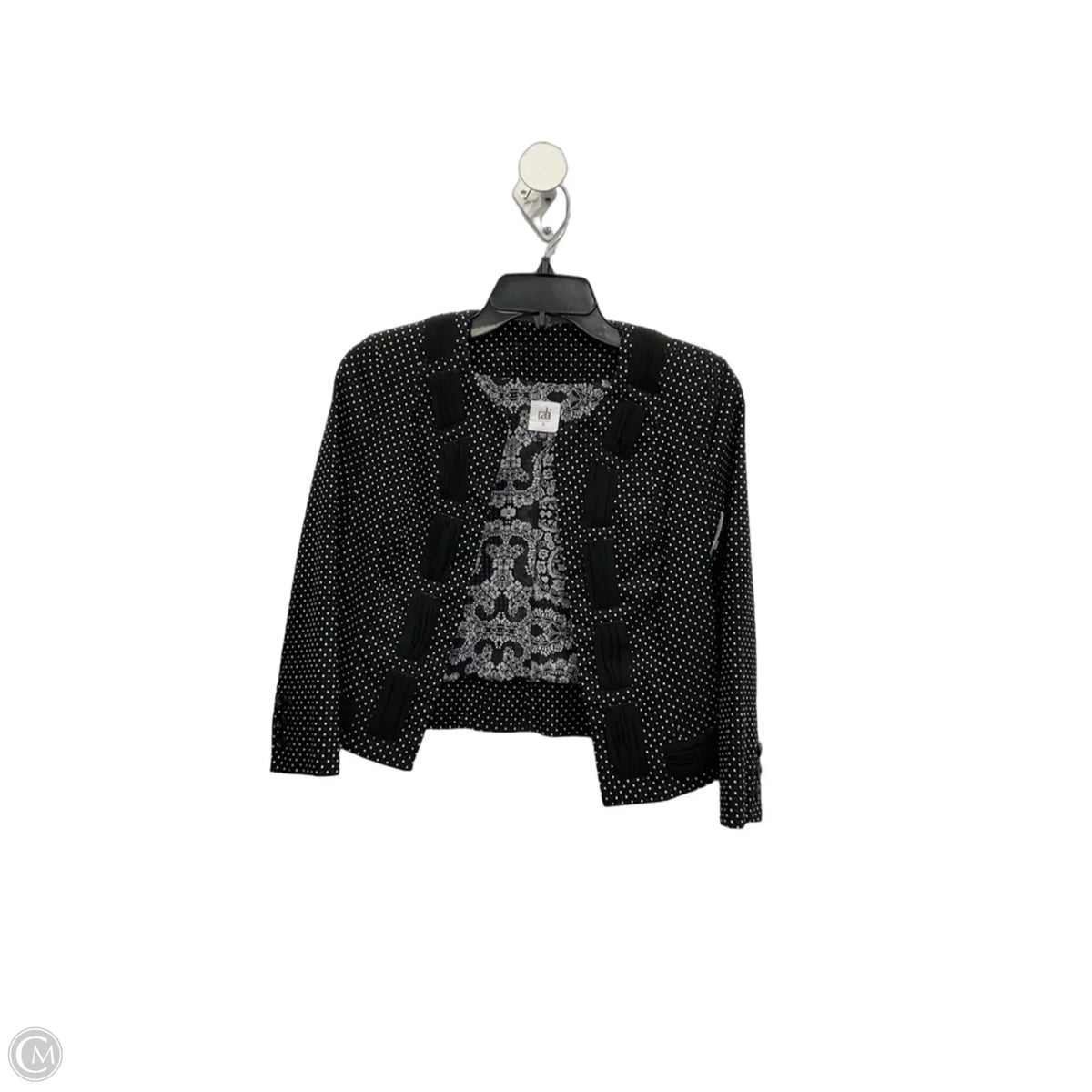 Blazer By Cabi In Black & White, Size: Xs