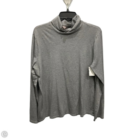 Top Long Sleeve Basic By Chicos In Grey, Size: L