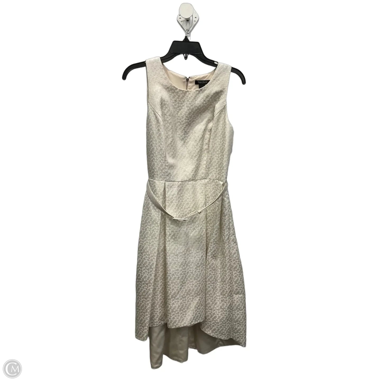Dress Party Midi By White House Black Market In Gold & White, Size: S