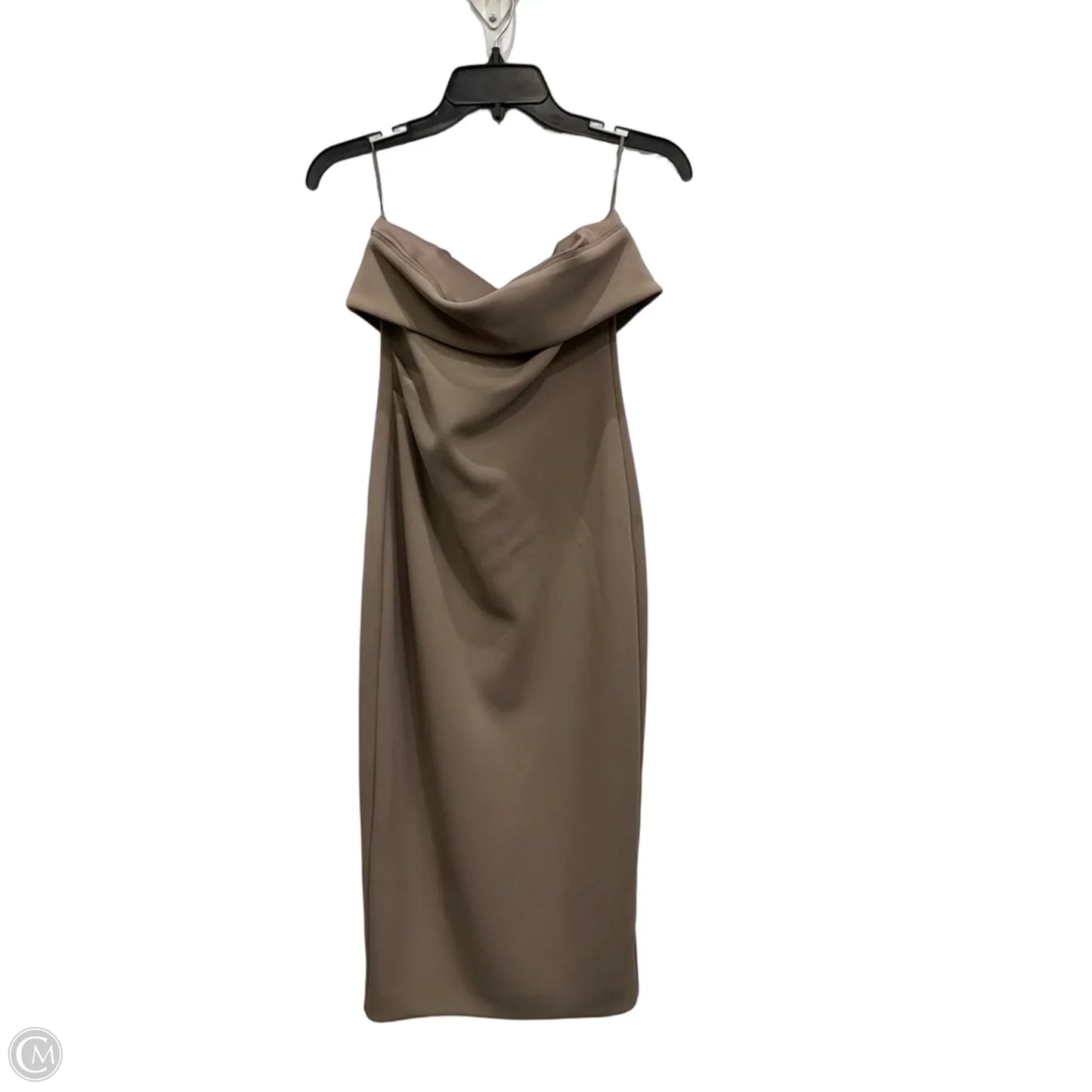 Dress Party Midi By Babaton In Tan, Size: S