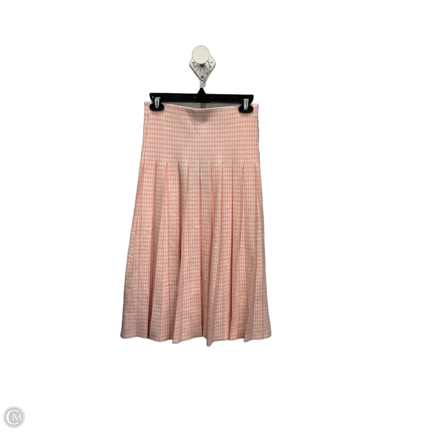 Skirt Midi By Cmb In Pink & White, Size: 0