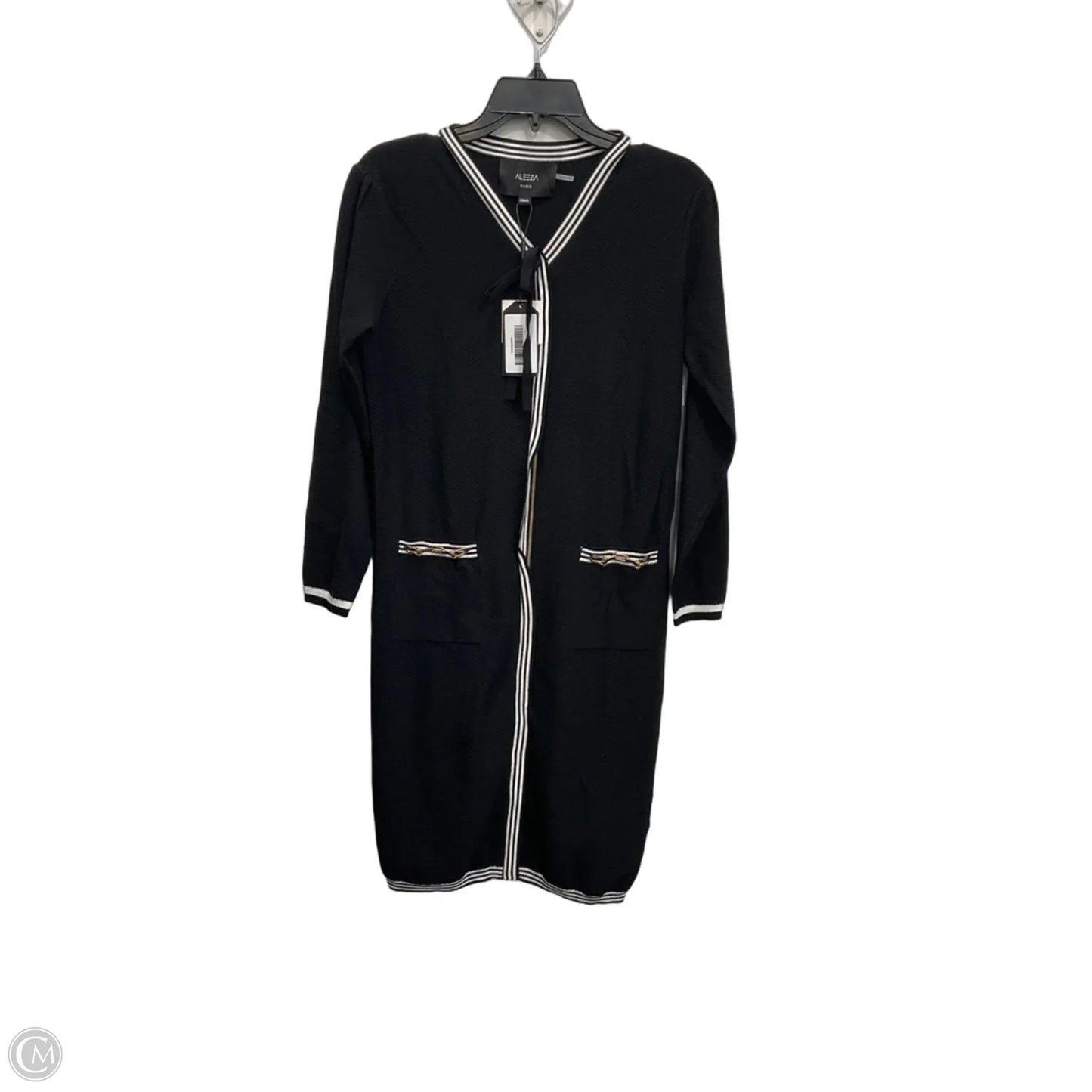 Dress Casual Midi By Cmb In Black & White, Size: Xs