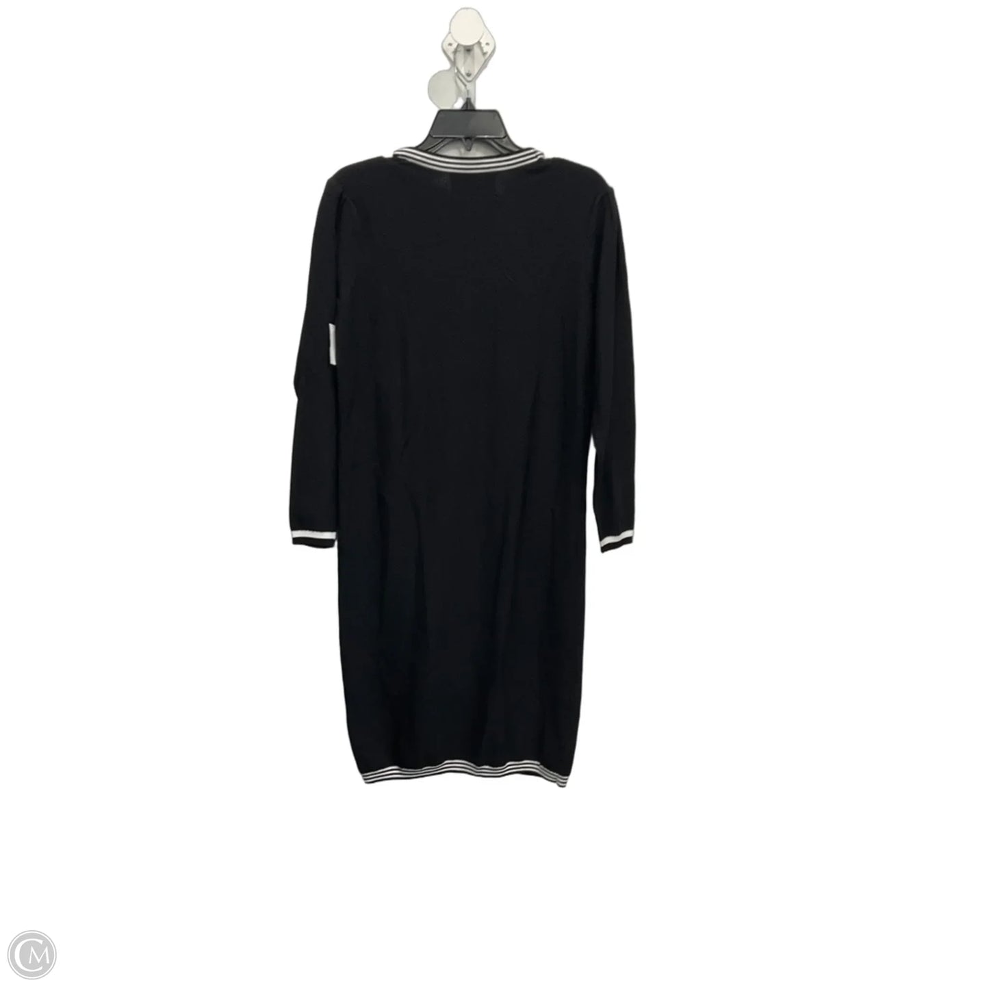 Dress Casual Midi By Cmb In Black & White, Size: Xs