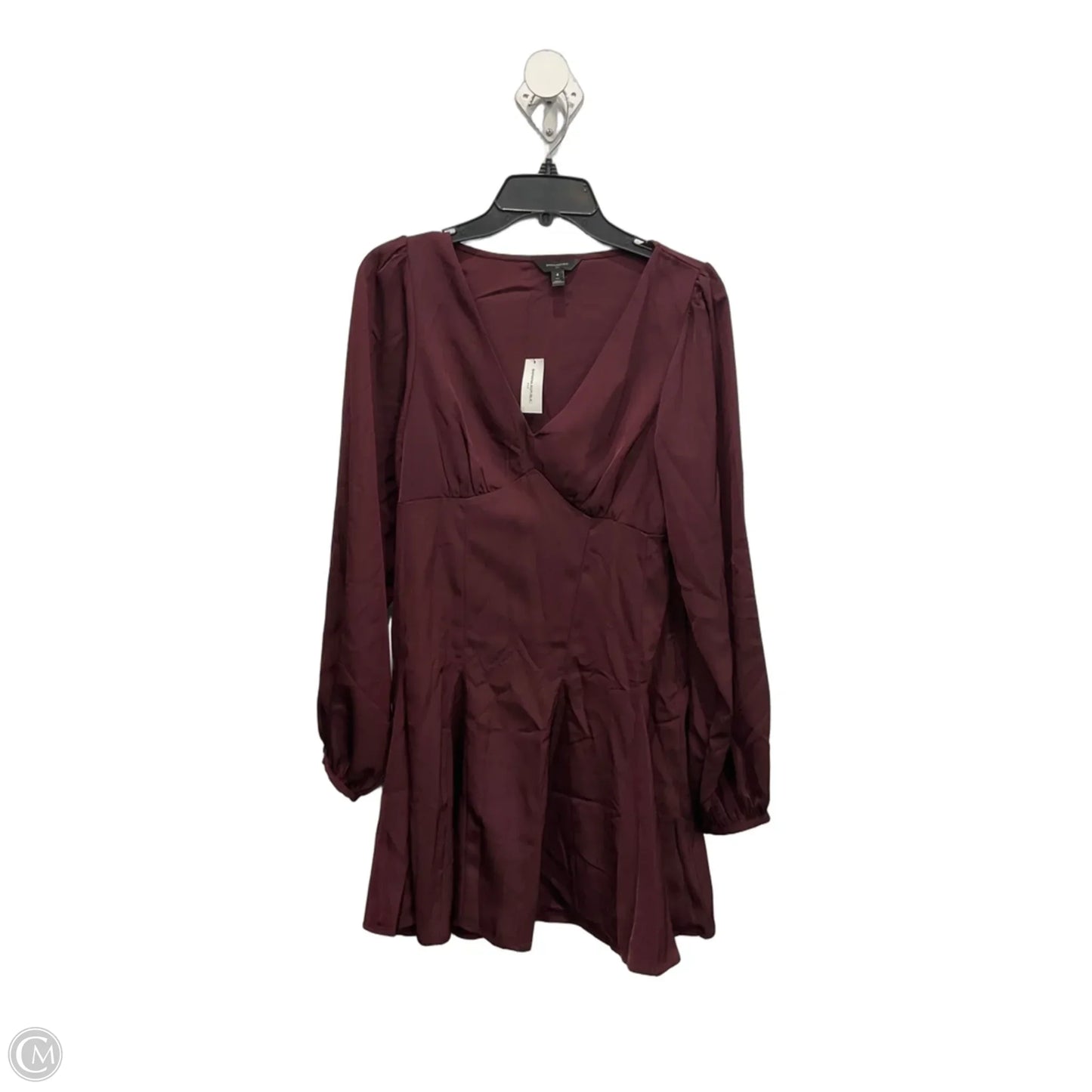 Dress Casual Short By Banana Republic In Maroon, Size: S