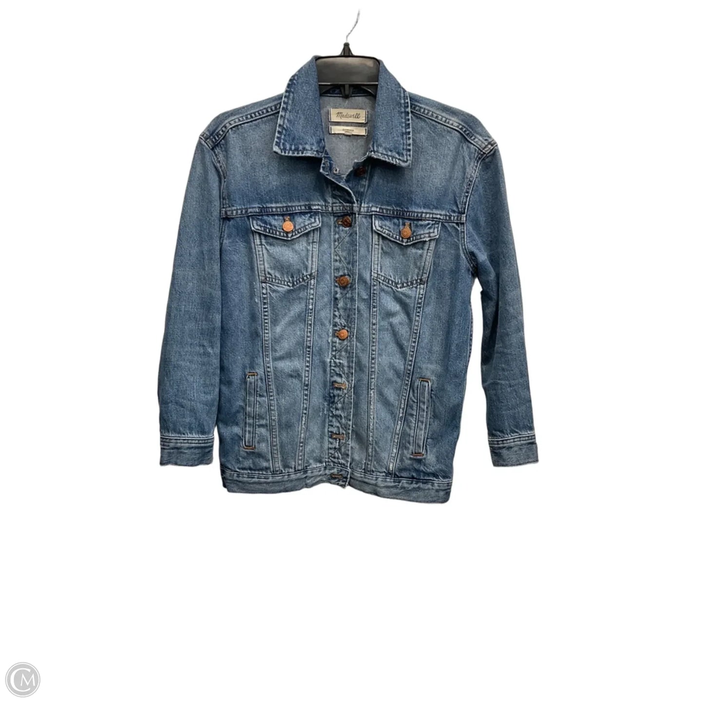 Jacket Denim By Madewell In Blue Denim, Size: Xs