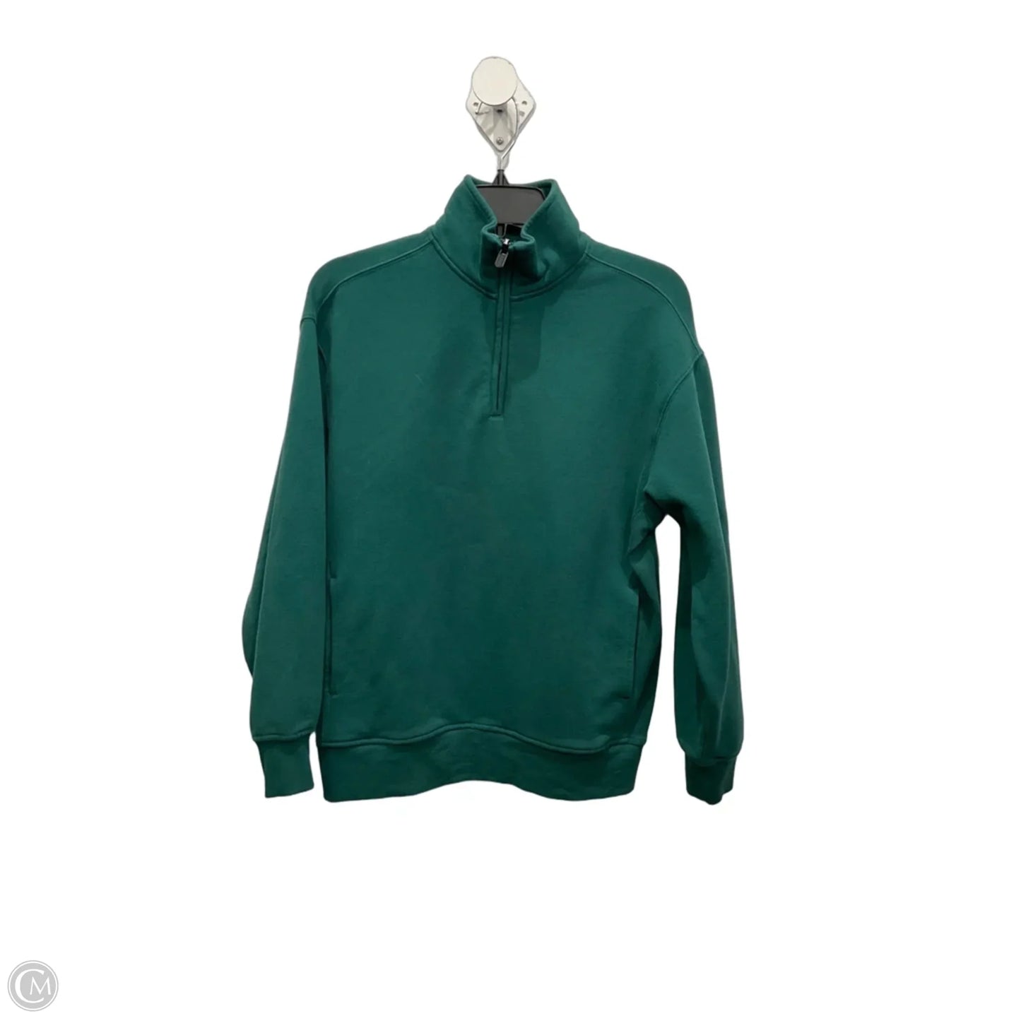 Athletic Sweatshirt Collar By Athleta In Green, Size: Xxs