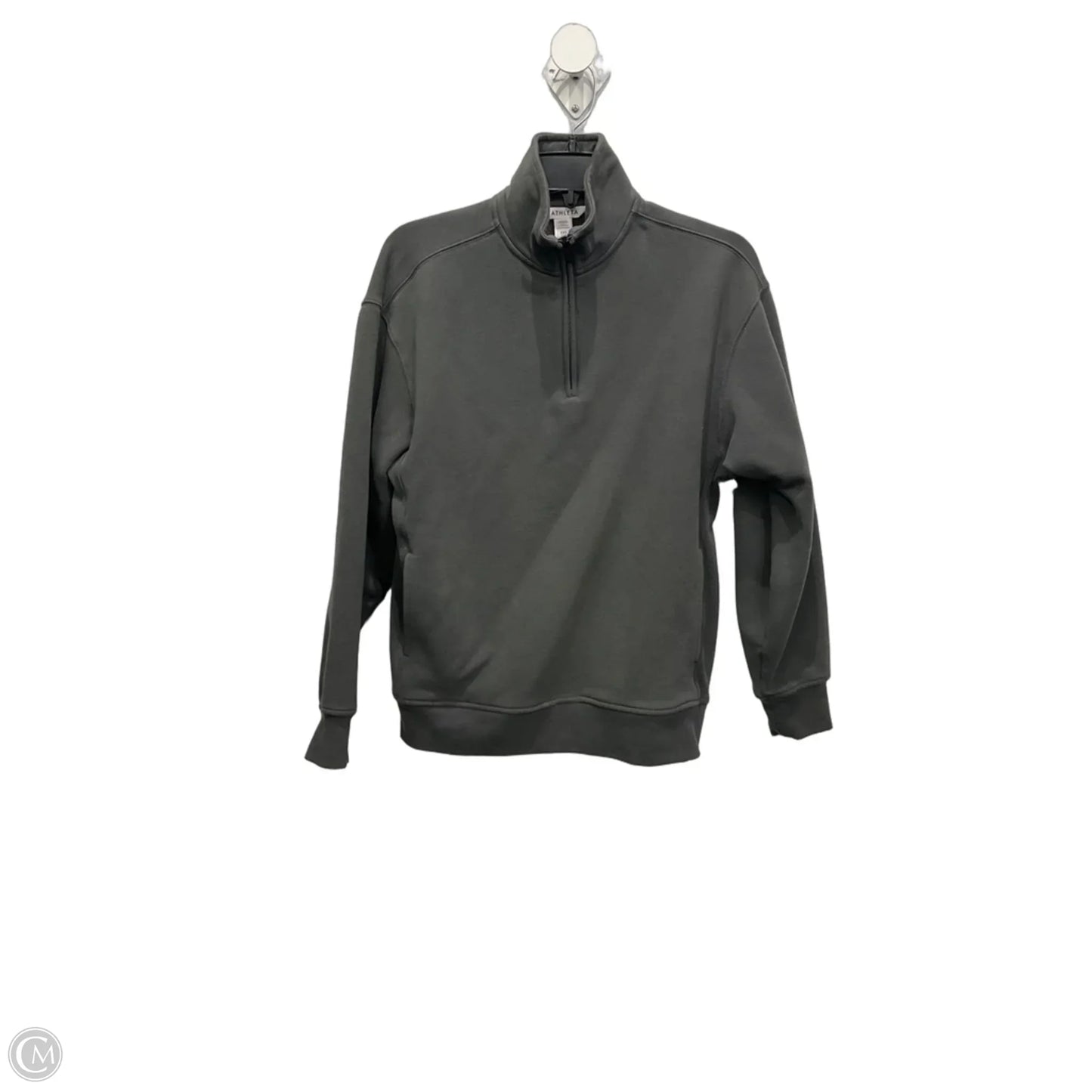 Athletic Sweatshirt Collar By Athleta In Grey, Size: Xxs