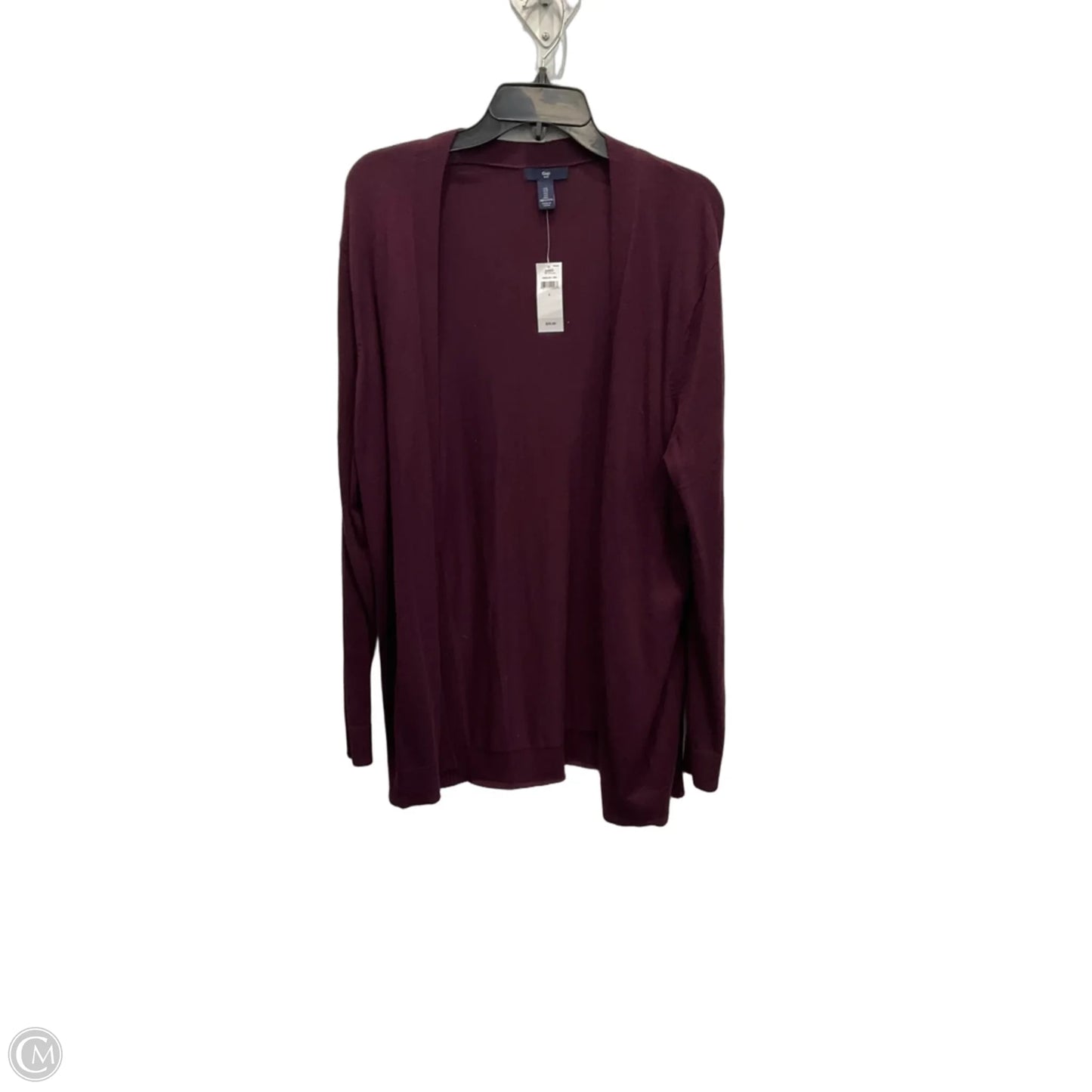 Cardigan By Gap In Maroon, Size: L