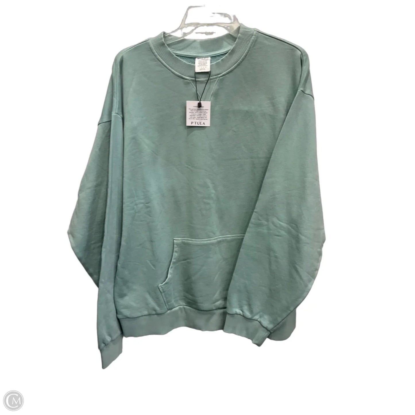Sweatshirt Crewneck By Ptula In Blue, Size: L