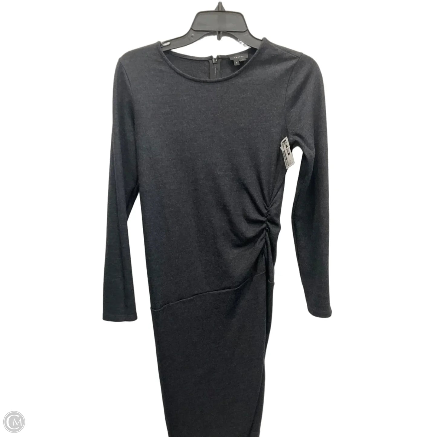 Dress Casual Midi By Theory In Grey, Size: S