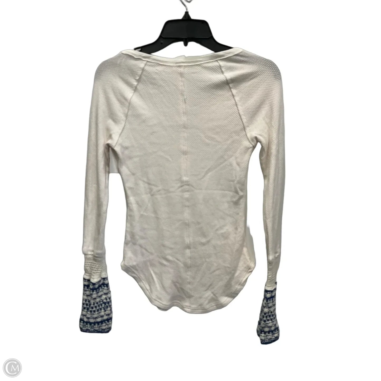 Top Long Sleeve By Free People In White, Size: S