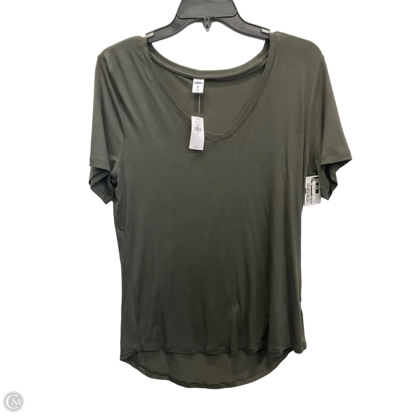 Top Short Sleeve Basic By Old Navy In Green, Size: M