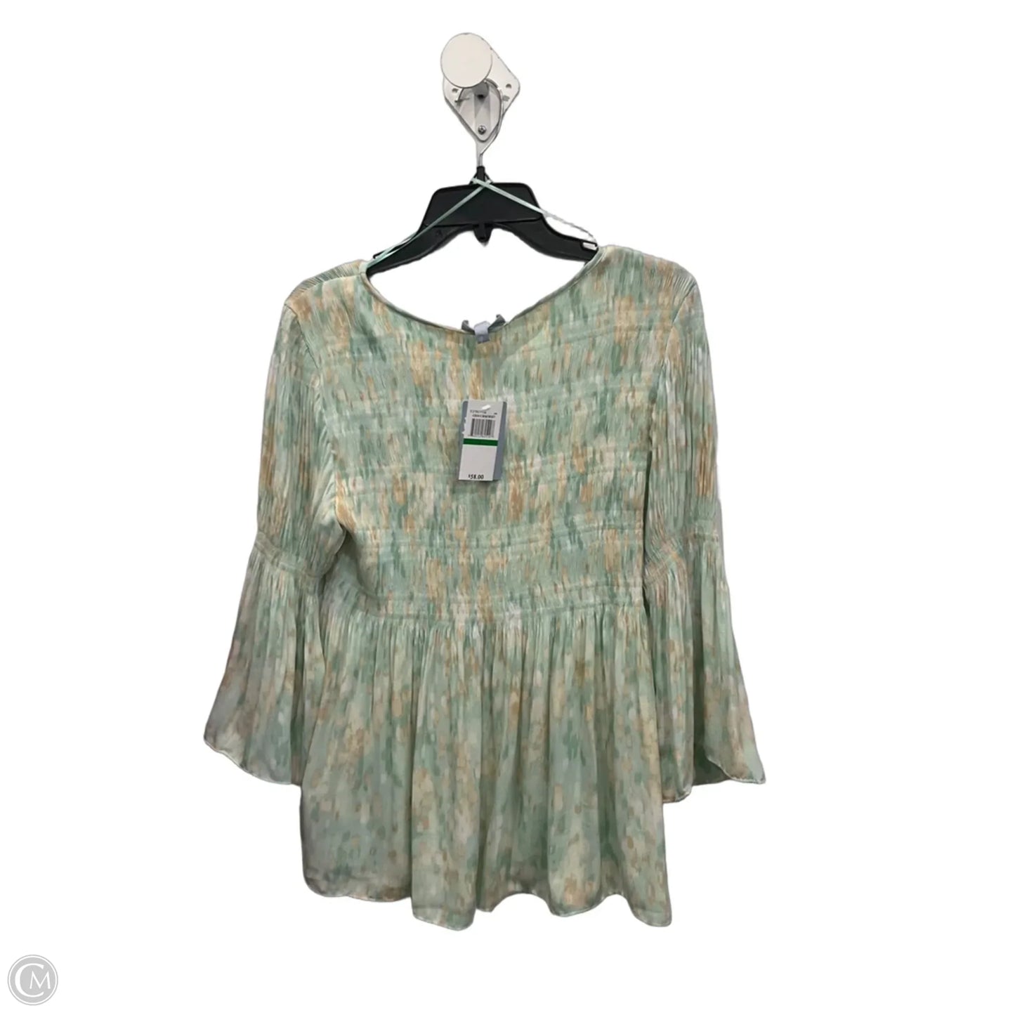 Top Long Sleeve By Floral & Ivy In Green, Size: L