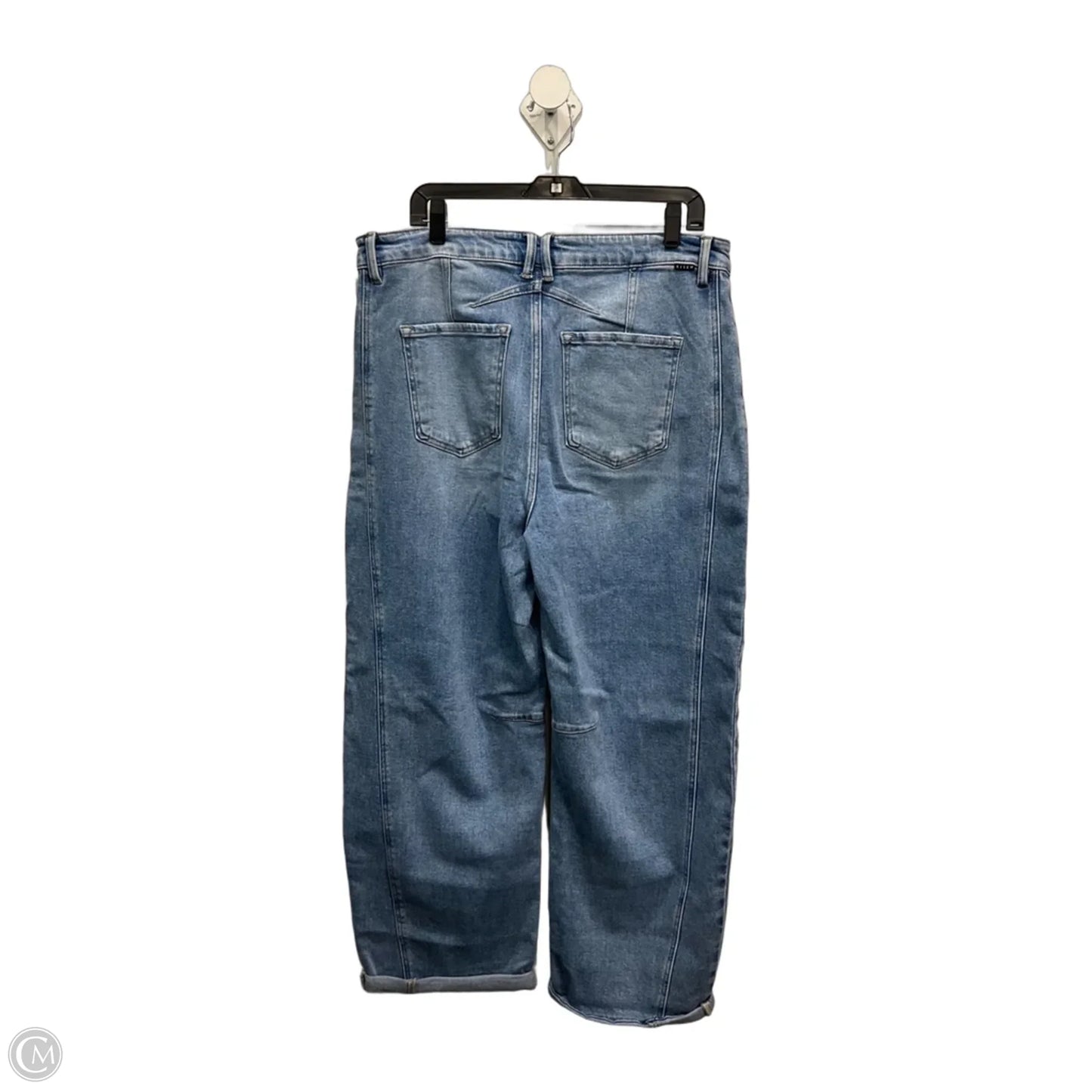 Jeans Wide Leg By Risen In Blue Denim, Size: 14