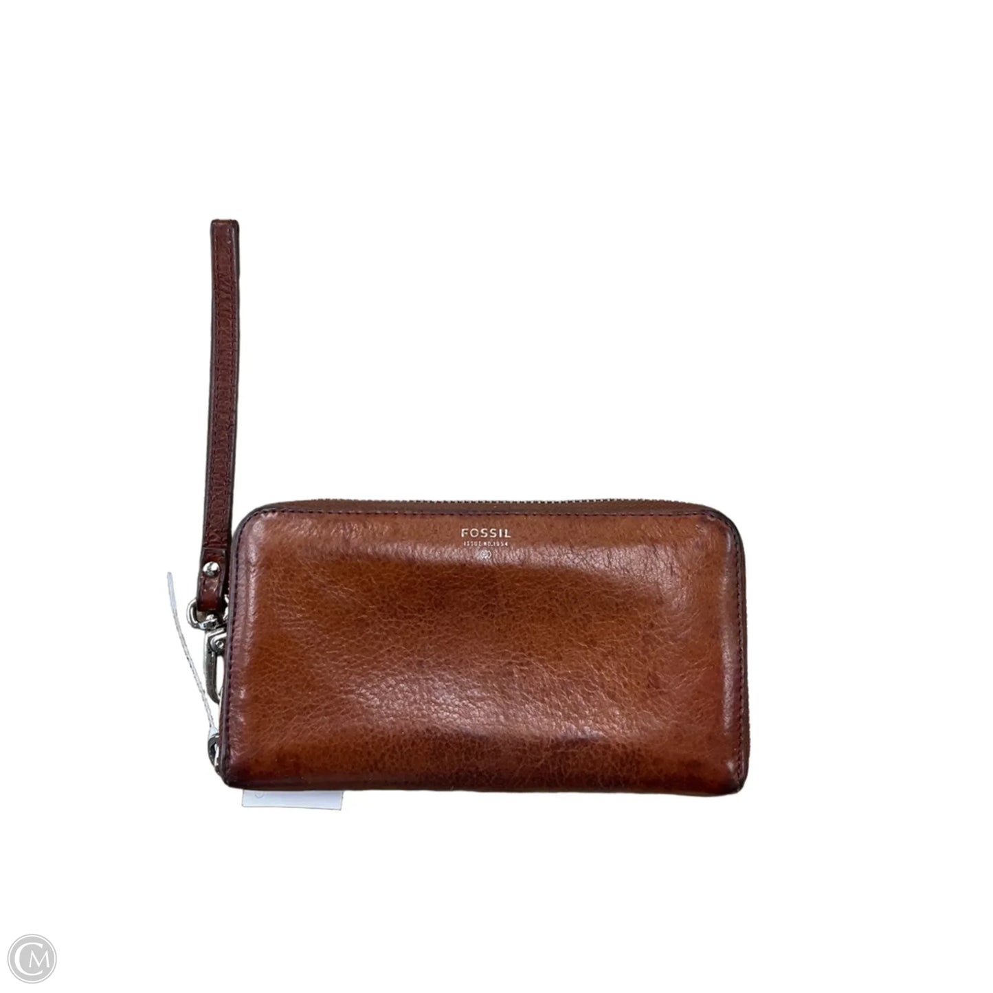 Wristlet Leather By Fossil, Size: Medium