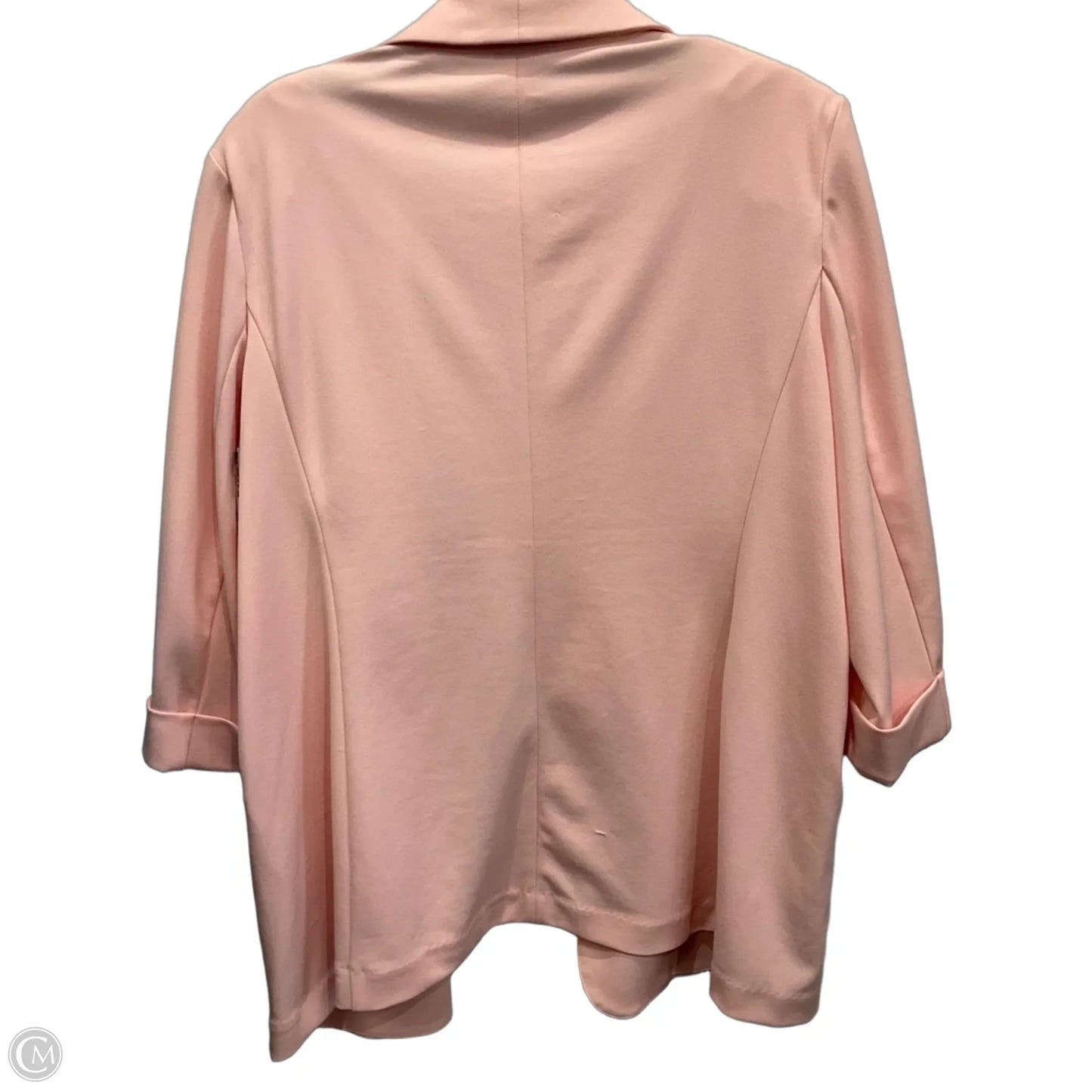Blazer By Anne Klein In Pink, Size: Xl