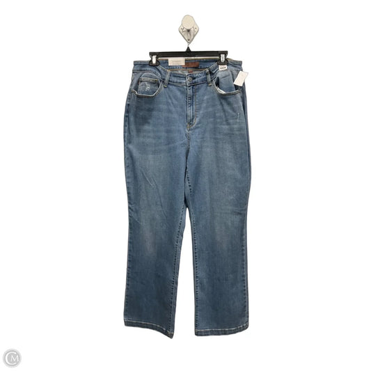 Jeans Straight By Judy Blue In Blue Denim, Size: 18
