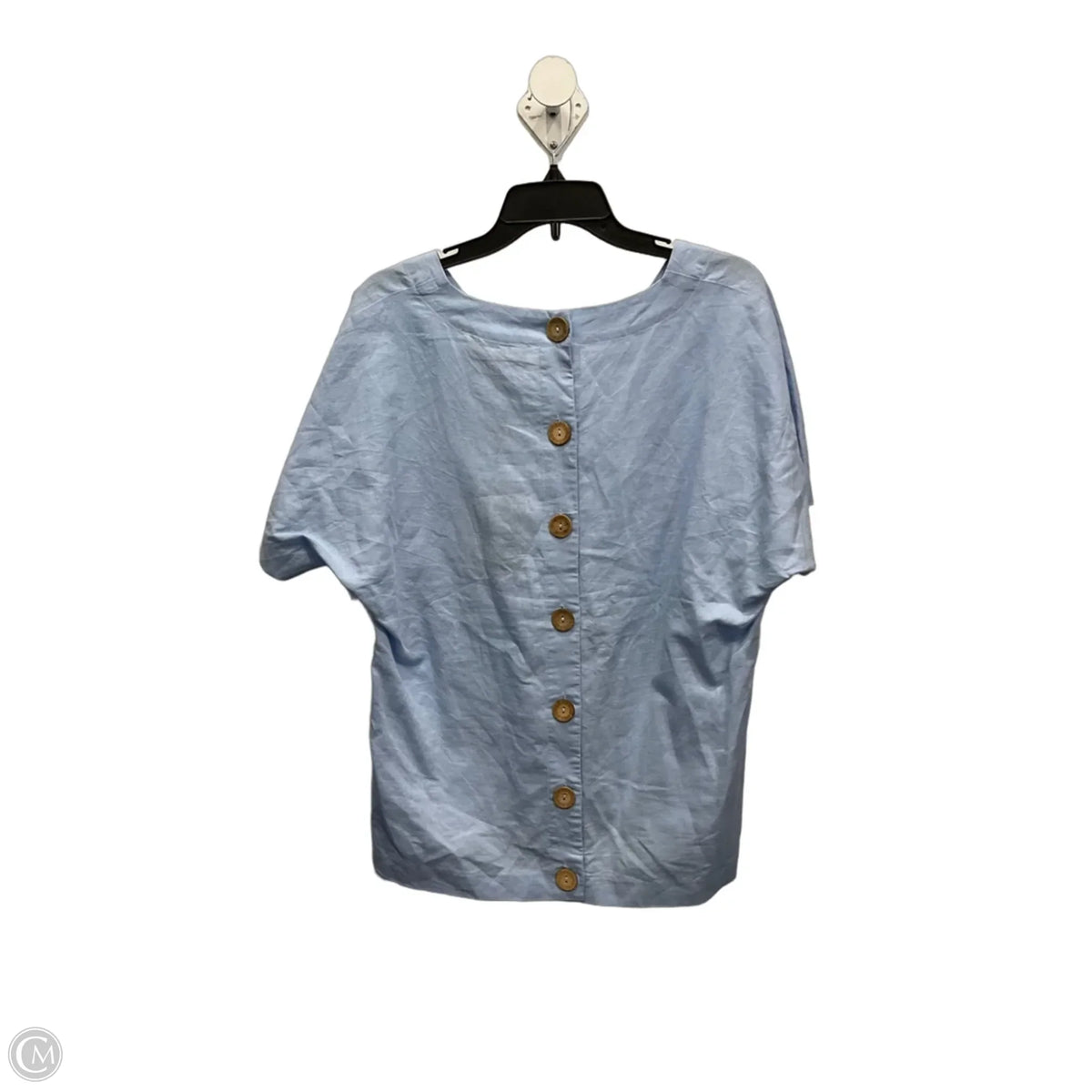 Top Short Sleeve By Joh In Blue, Size: M