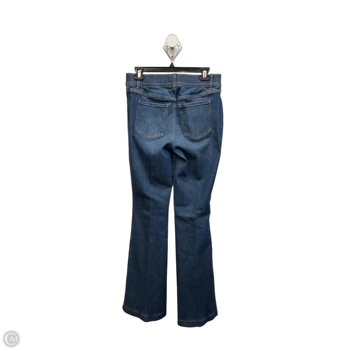 Jeans Flared By Spanx In Blue Denim, Size: 8