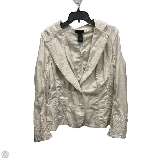 Jacket Other By Lane Bryant In Ivory, Size: Xxl