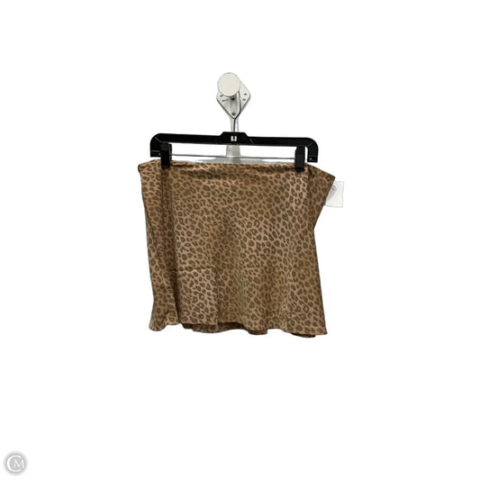 Skirt Mini & Short By Pink In Animal Print, Size: 12