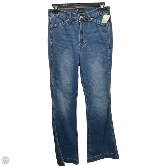 Jeans Flared By Gap In Blue Denim, Size: 2
