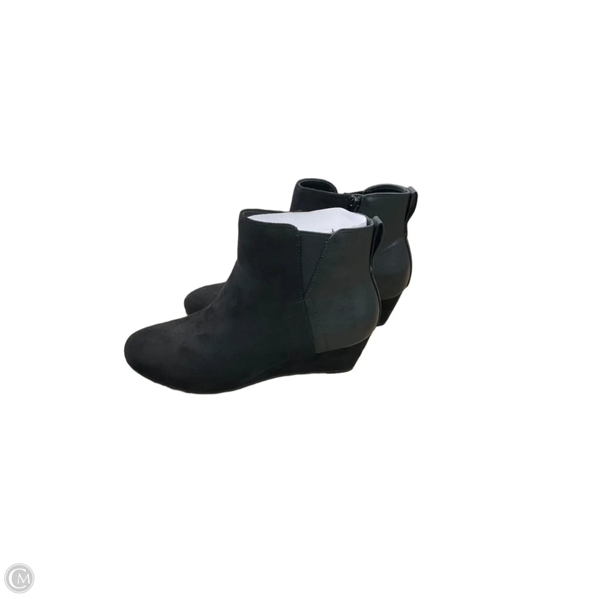 Boots Ankle Heels By Croft And Barrow In Black, Size: 8