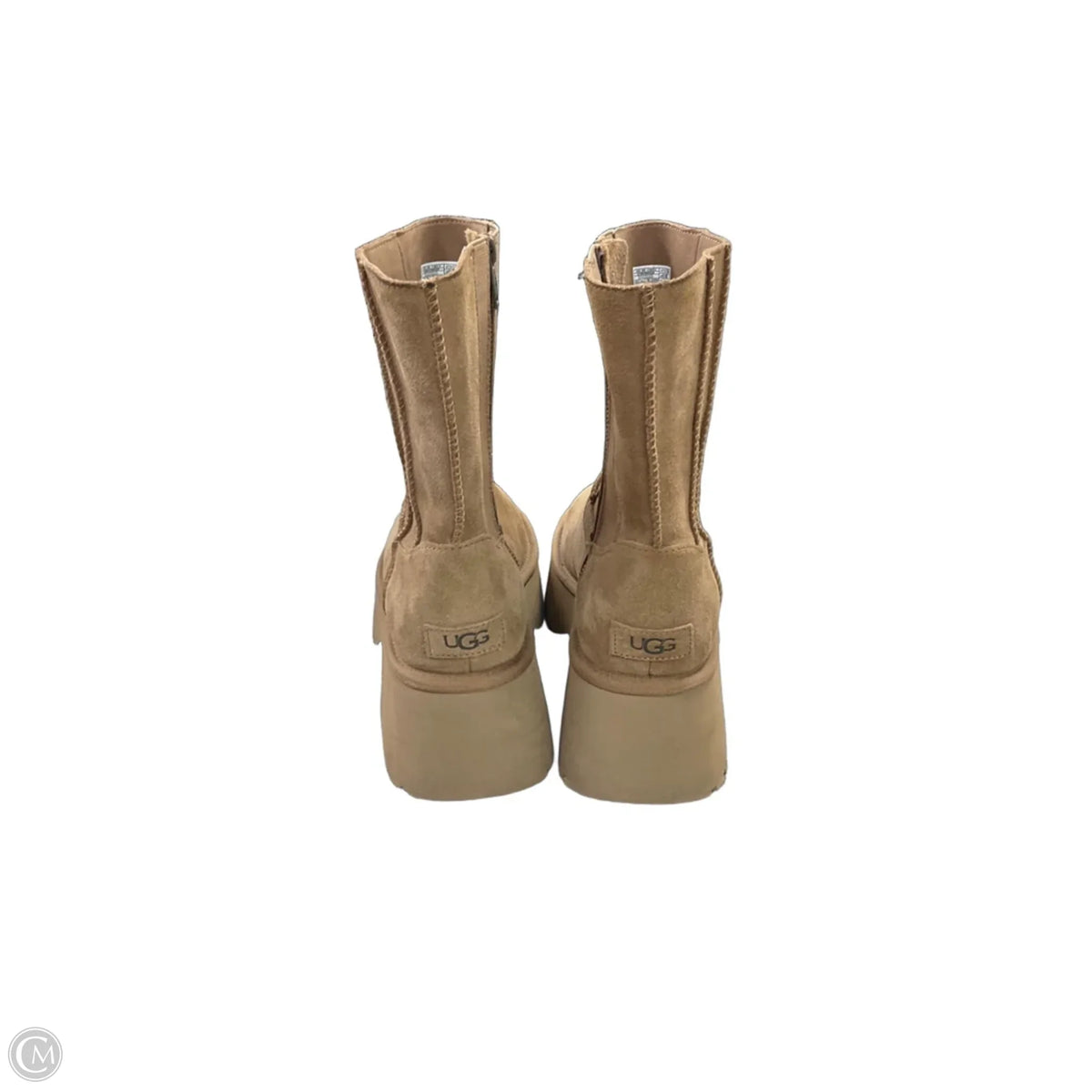 Boots Designer By Ugg In Brown, Size: 10
